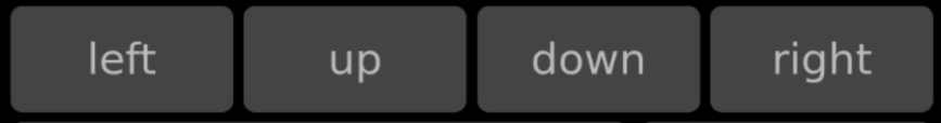 Left, Up, Down, Right Button