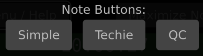 Note Button Layouts